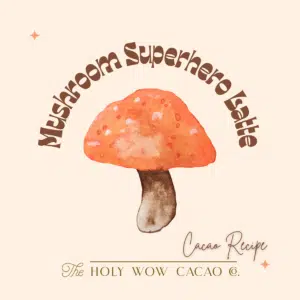 Mushroom Superhero Recipe - Holy Wow Cacao