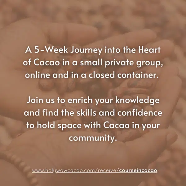 A Course in Cacao: The Art of Ceremony - Live Online June 22 - July 27, 2025 - Image 3